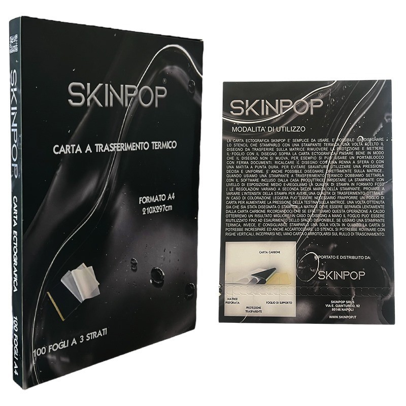 Carta Ectografica SKINPOP per Stampante Termica A4